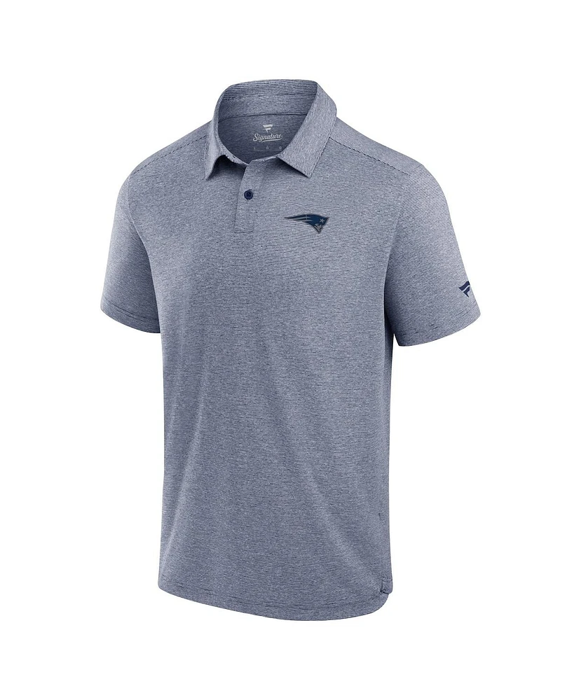 Fanatics Signature Men's Navy New England Patriots Front Office Tech Polo Shirt
