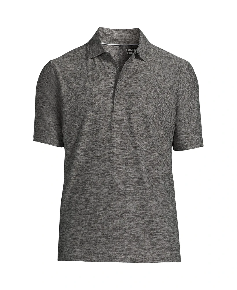 Lands' End Men's Short Sleeve Flex Performance Pieced Yoke Polo