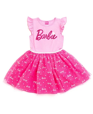 Barbie Little Girls Tulle Dress to