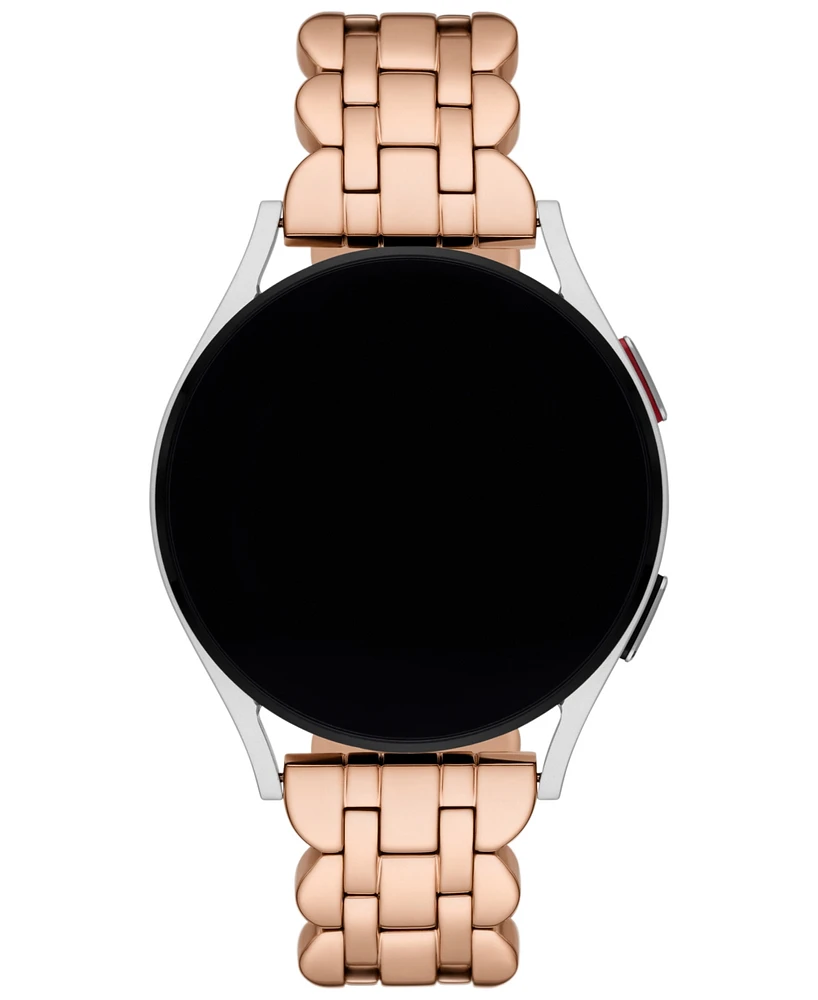 Kate Spade New York Women's Rose Gold-Tone Stainless Steel Band for Apple Watch, 42,44,45,49mm