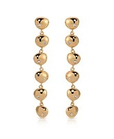 Ettika Polished Pebble Linear Dangle Earrings