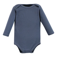 Hudson Baby Baby Boys Hudson Long-Sleeve Cotton Bodysuit Collection 7-Piece Set