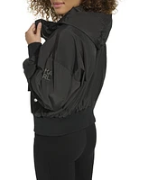 Karl Lagerfeld Paris Women's Karl Lagerfeld Dropped Shoulder Bomber Jacket