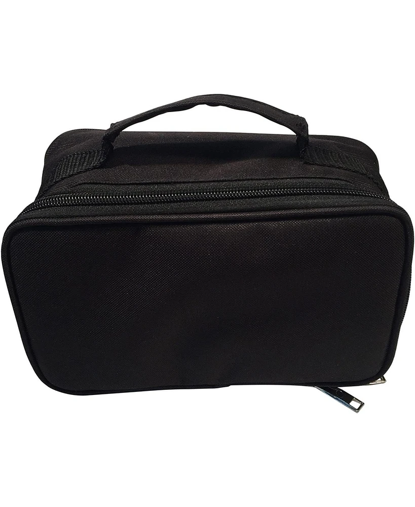 We Games Padded Chess Travel Bag for Clock or Pieces - Black, 9.5 inches
