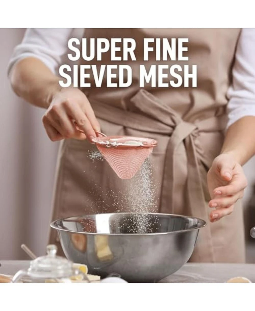 Cone Shaped Cocktail Strainer For Cocktails, Tea Herbs, Coffee & Drinks