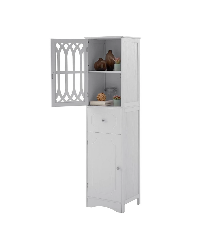 Modern Bathroom Cabinet: Mdf, Acrylic, Adjustable