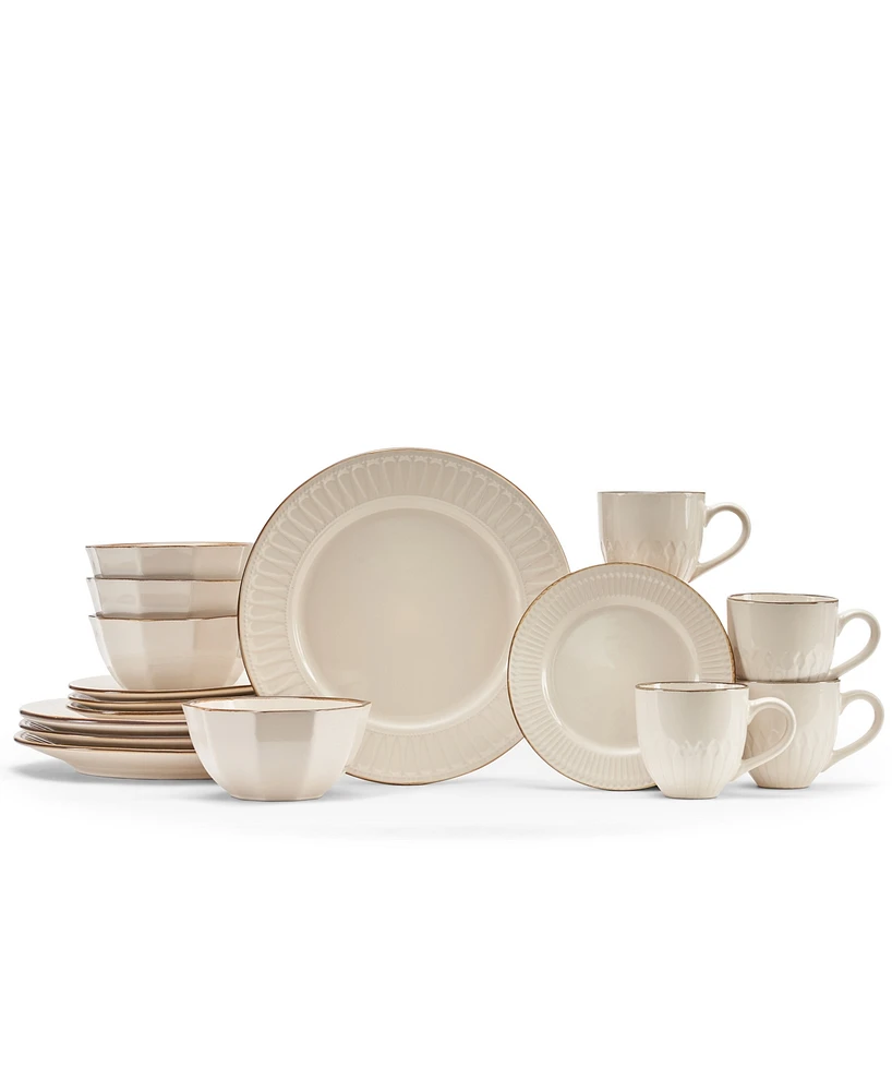 Baum Belle Ivory 16 Pc. Dinnerware Set, Service for 4