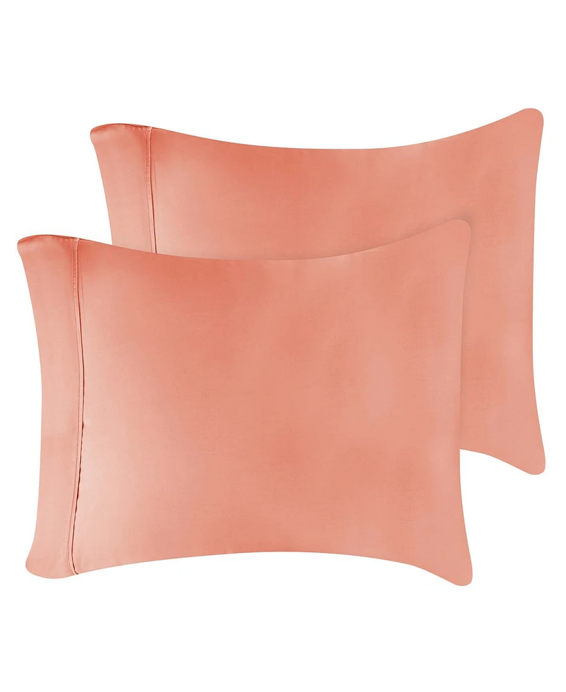Superior Modal From Beechwood 300 Thread Count Lightweight Pillowcase Set, Standard