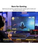 Z-edge UG27 27 inch 1080P Fhd 200Hz 1ms Curved Gaming Monitor, Hdmi 2.1, Dp 1.4