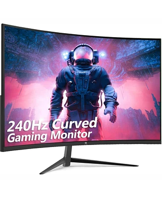 Z-edge UG32P 32 inch 1080P Full Hd 240Hz 1ms Curved Gaming Monitor, 2 x Hdmi, 2 x Dp
