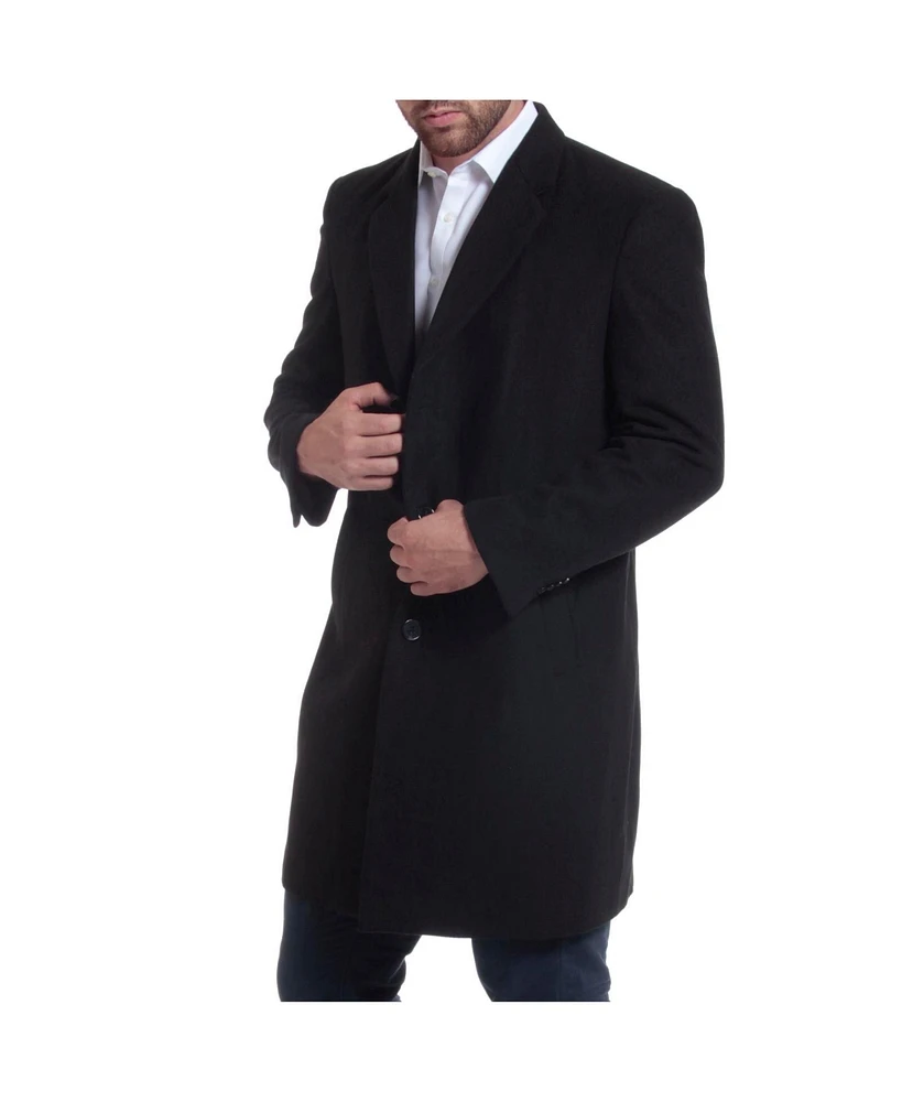 Alpine Swiss Luke Wool Mens Tailored 37" Walker Jacket Top Coat Car Overcoat