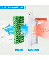 Evaporative Portable Air Cooler Fan & Humidifier w/ Remote Control 7.5 Timer