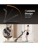 1HP Electric Treadmill Folding Motorized Power Running