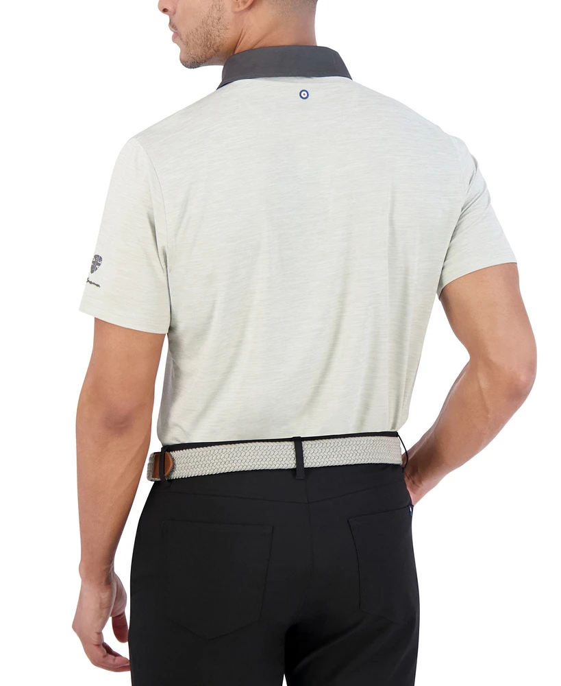 Ben Sherman Golf Men's Vertical Stripes Sports Fit Polo