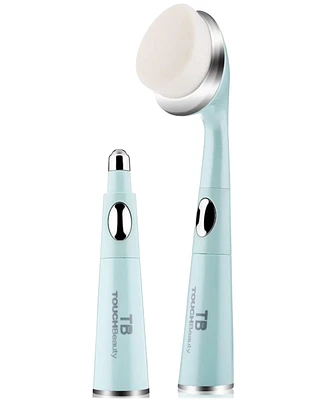 TOUCHBeauty 2 in 1 Sonic Facial Brush Cleanser Eye Massager