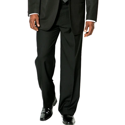 KingSize Men's Ks Signature Plain Front Tuxedo Pants