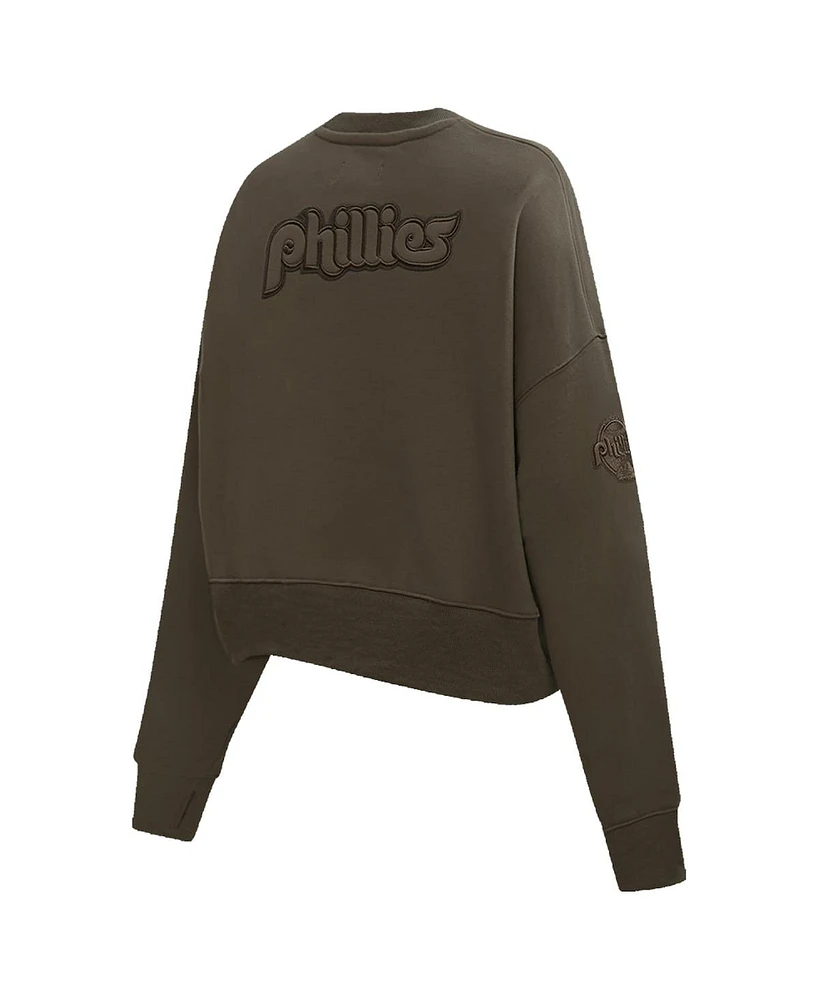 Pro Standard Women's Philadelphia Phillies Fleece Pullover Sweatshirt