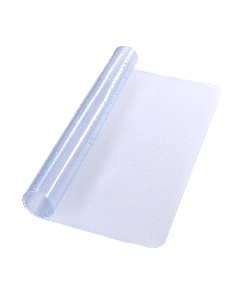 Yescom Clear Office Chair Mat for Low Pile Carpet 48" x 36" Thicken 1/8" Rectangle Plastic Floor Protector Home Studio