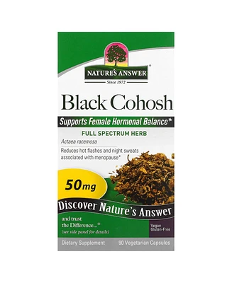 Nature's Answer Black Cohosh Full Spectrum Herb 50 mg - 90 Vegetarian Capsules