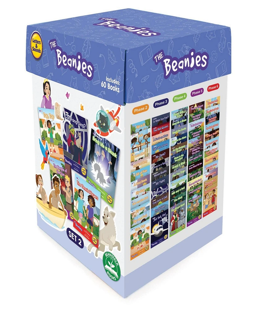Junior Learning Beanstalk Books: The Beanies Hi-Lo Diversity Decodable - Boxed Set 2