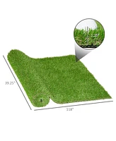 Outsunny Synthetic Indoor / Outdoor Artificial Turf Carpet with Realistic Look