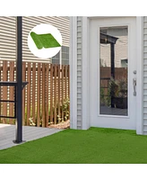 Outsunny Synthetic Indoor / Outdoor Artificial Turf Carpet with Realistic Look