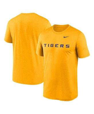 Nike Men's Gold Lsu Tigers Primetime Legend Wordmark T-Shirt