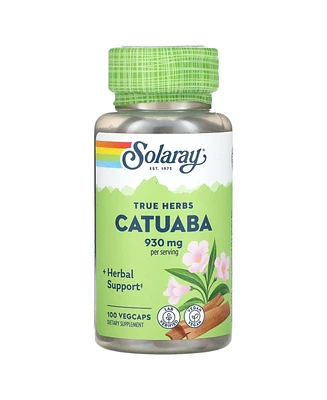 Solaray True Herbs Catuaba - 100 VegCaps (465 mg per Capsule)