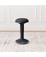ECR4Kids Sitwell Wobble Stool with Cushion, Adjustable Height