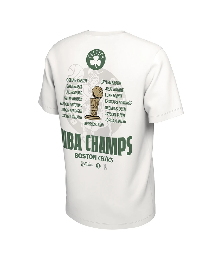 Nike Men's Boston Celtics 2024 Nba Finals Champions Celebration Roster T-Shirt