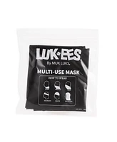 Muk Luks Men's Unisex Multifunctional Neck Gaiter, Black, One Size