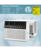 12000 Btu Window Air Conditioner with Handy Remote
