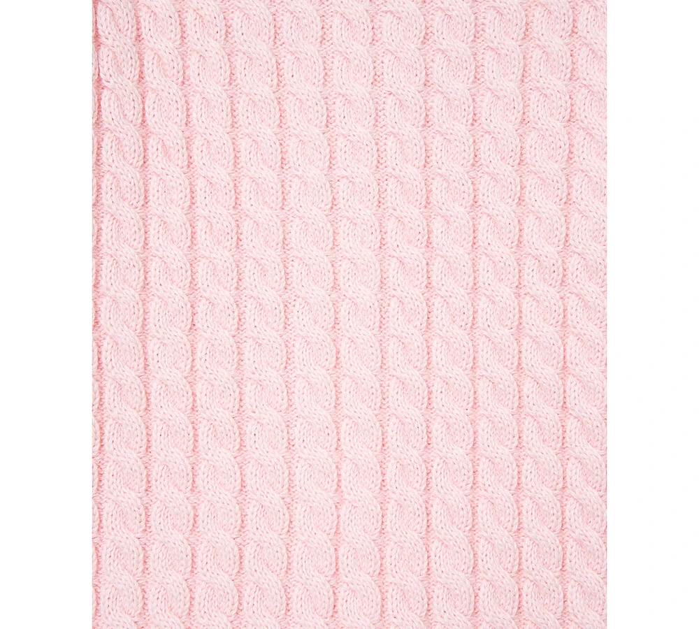 Little Me Baby Cotton Cable-Knit Cardigan & Matching Hat, 2 Piece Set