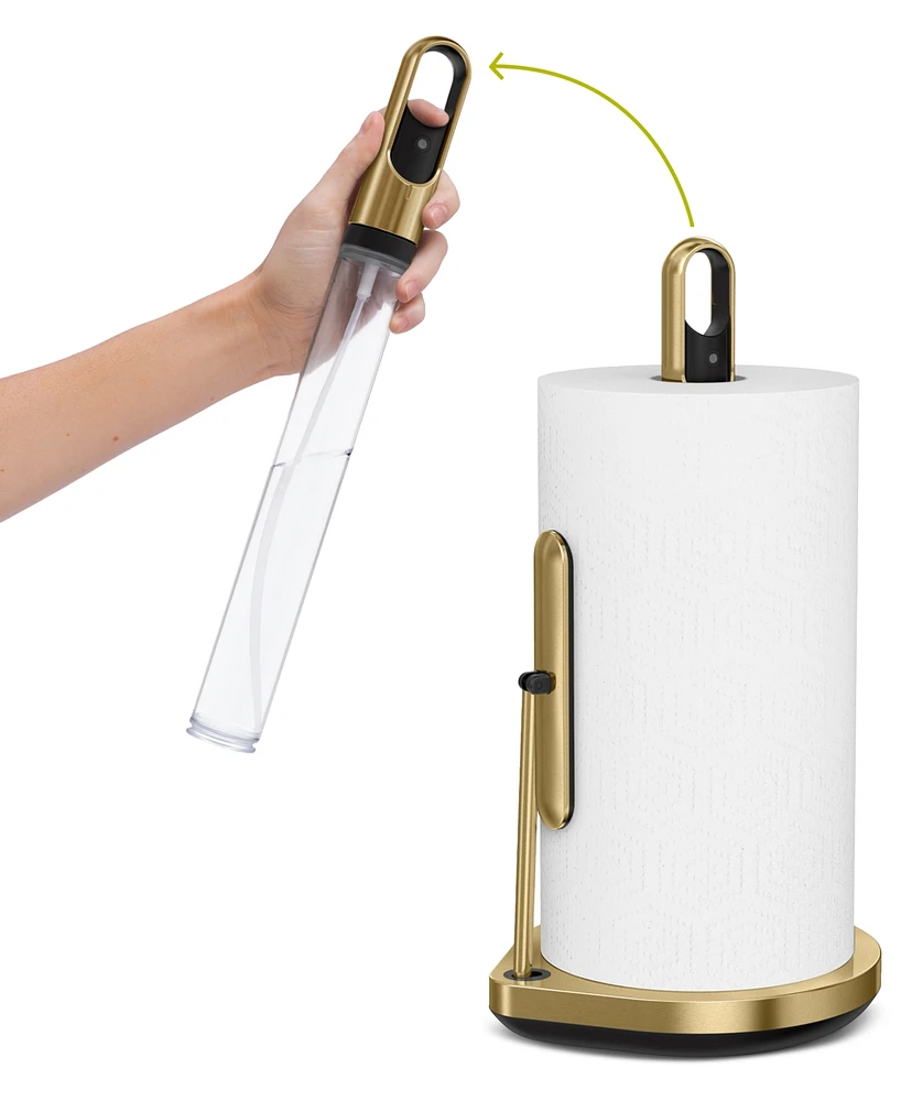 Simple Human Tension Arm Kitchen Paper Towel Holder with Spray