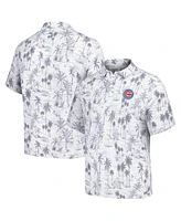 Tommy Bahama Men's Gray Chicago Cubs Sport Cabana Shores IslandZone Tri-Blend Polo