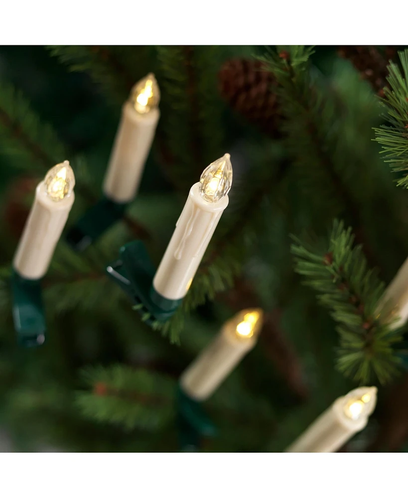 Led Clip on Taper Candle with Remote for Tree (Set of 24)
