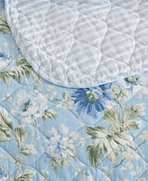Laura Ashley Peony Garden Reversible 2 Piece Quilt Set, Twin