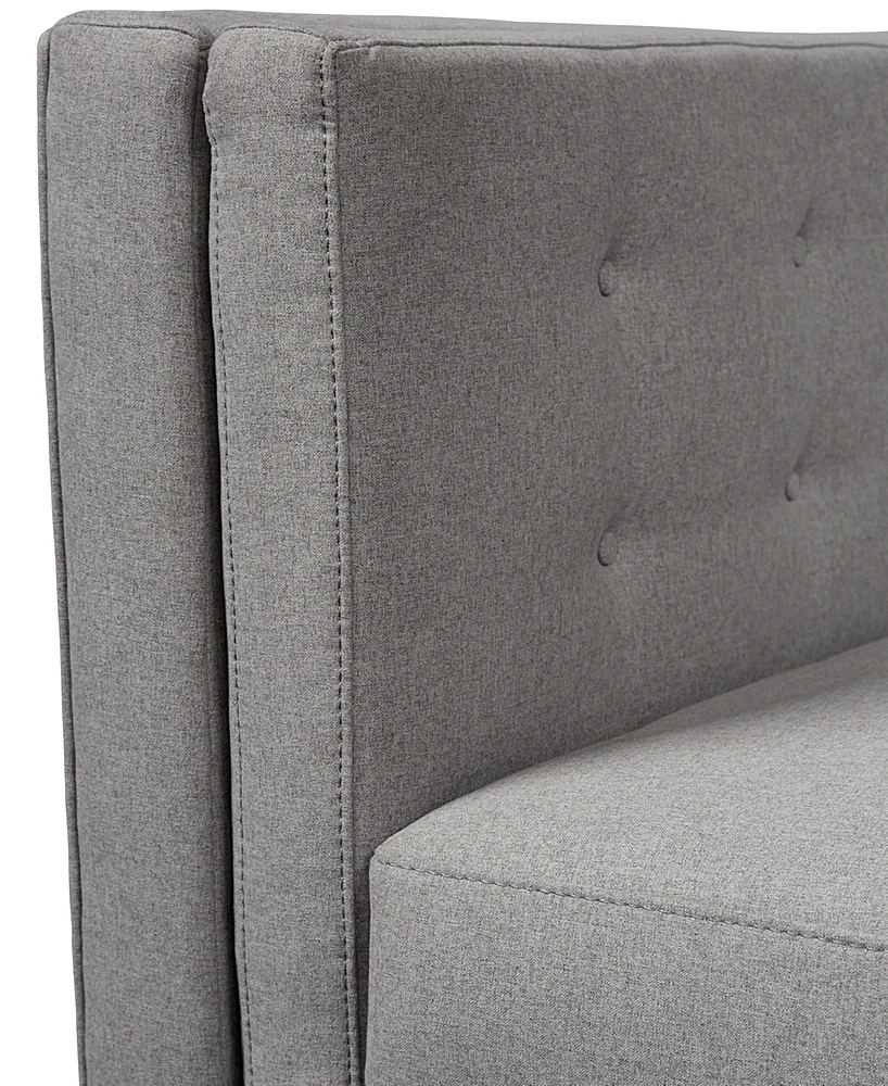 Closeout! Braylei 43" Fabric Armchair, Created for Macy's