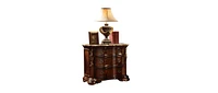 Bella Nightstand Dark Walnut