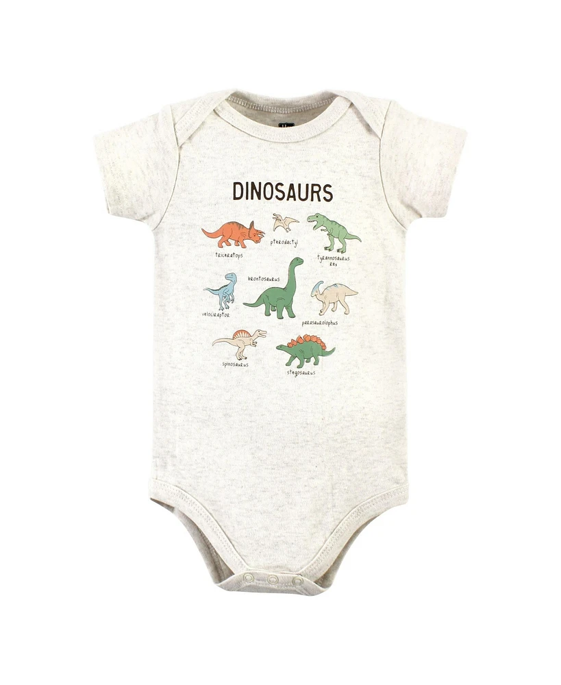 Hudson Baby Baby Boys Hudson Cotton Bodysuits, 5-Pack