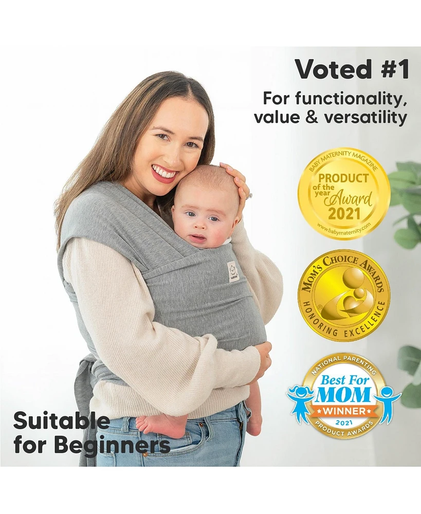 KeaBabies Original Baby Wraps Carrier, Sling Stretchy Infant Carrier for Newborn, Toddler
