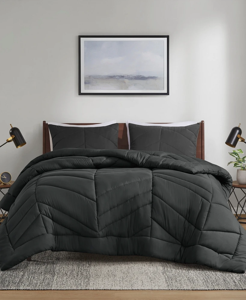 Intelligent Design Remy Quilted Chevron 2-Pc. Comforter Set, Twin/Twin Xl