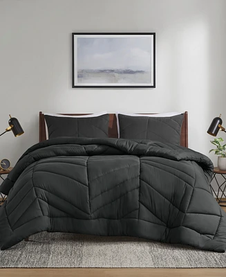 Intelligent Design Remy Quilted Chevron 3-Pc. Comforter Set, Full/Queen