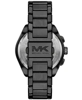 Michael Kors Men's Accelerator 2.0 Chronograph Black Stainless Steel Watch 44mm