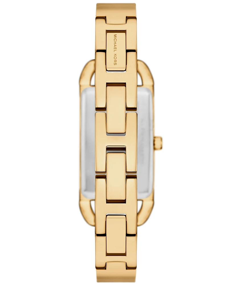 Michael Kors Women's Mk Empire Three-Hand Gold-Tone Stainless Steel Watch 22mm