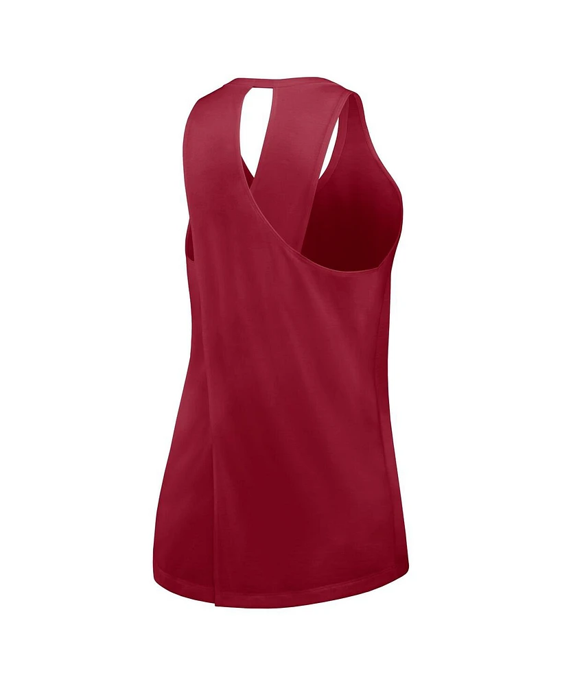 Nike Women's Crimson Alabama Crimson Tide Primetime Open Back Tank Top