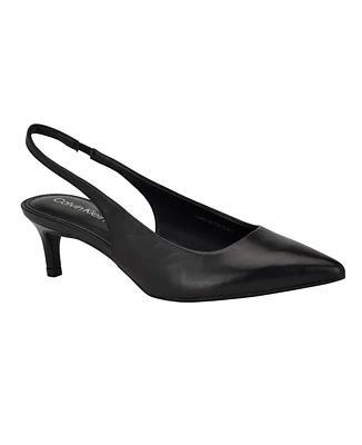 Calvin Klein Women's Dainty Slingback Kitten Heel Pumps