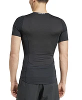 adidas Men's Fitted Crewneck Tech-Fit Compression T-Shirt