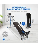 Total Gym Apex G3 Home Fitness Incline Weight Trainer with 8 Resistance Levels