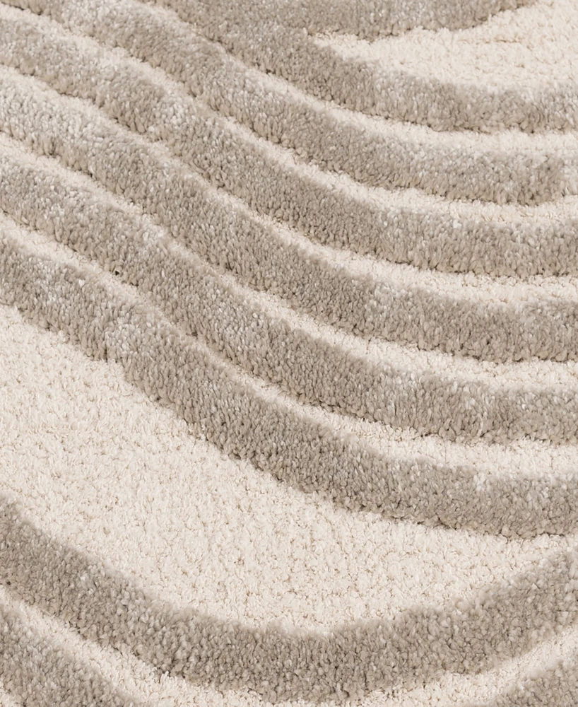 Mink Home Leisure Dunes 5'3"x7'7" Area Rug